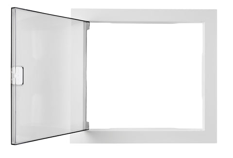 Rama plastic pentru BK085, 1rand, IP40, usa transparenta