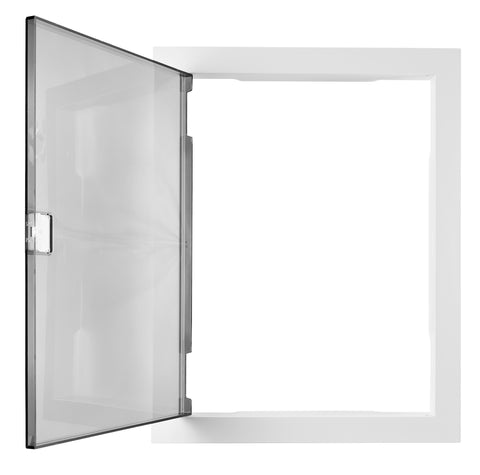Rama plastic pentru BK085, 2rand, IP40, usa transparenta