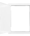 Plastic frame for BK085, 2-rows, IP40, white door