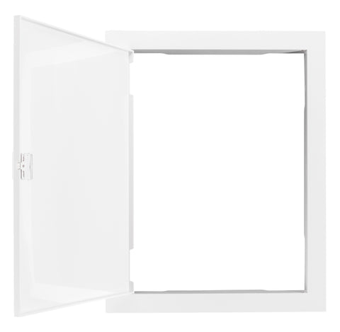 Plastic frame for BK085, 2-rows, IP40, white door