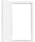 Plastic frame for BK085, 3-rows, IP40, white door