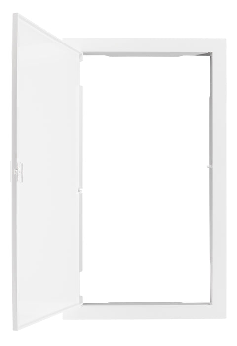 Plastic frame for BK085, 3-rows, IP40, white door