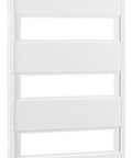 Plastic frame for BK085, 3-rows, IP40, white door