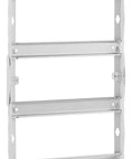 Plastic frame for BK085, 4-rows, IP40, white door
