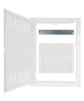 Frame, door and insert for media enclosure BK0857, 2-rows