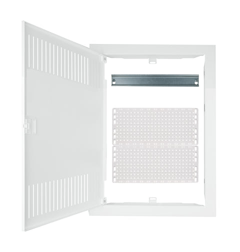 Frame, door and insert for media enclosure BK0857, 2-rows