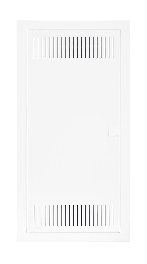 Ramă, ușă și insert pentru cofret media BK0857.. 4 rânduri