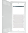 Frame, door and insert for media enclosure BK0857, 4-rows