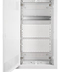Flush-mounted media enclosure 3-rows - solid wall