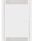 Flush-mounted media enclosure 3-rows - solid wall