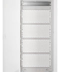 Flush-mounted media enclosure 5-rows - solid wall