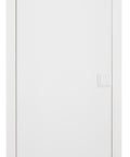 Flush-mounted media enclosure 5-rows - solid wall
