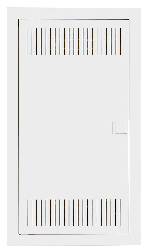 Flush-mounted media enclosure 3-rows - partition wall