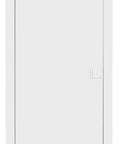 Flush-mounted media enclosure 4-rows - partition wall