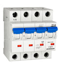 Întreruptor automat modular(MCB), C, 16A, 4poli, 40° C, 10kA