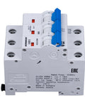 Miniature Circuit Breaker (MCB) D, 25A, 3-pole, 10kA, 40° C