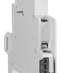Contact auxiliar 5-250V/4A, 1 ND + 1 NI fix. cu înclichetare