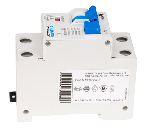 Întreruptor automat+diferenţial, C10/30mA, 10kA, tip A, 1P+N