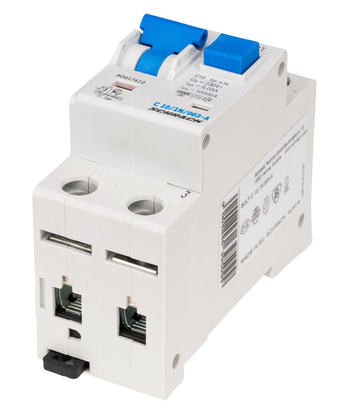 Întreruptor automat+diferenţial, C10/30mA, 10kA, tip A, 1P+N