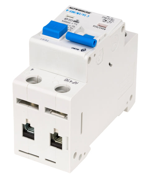 Întreruptor automat+diferenţial, C16/30mA, 10kA, tip A, 1P+N