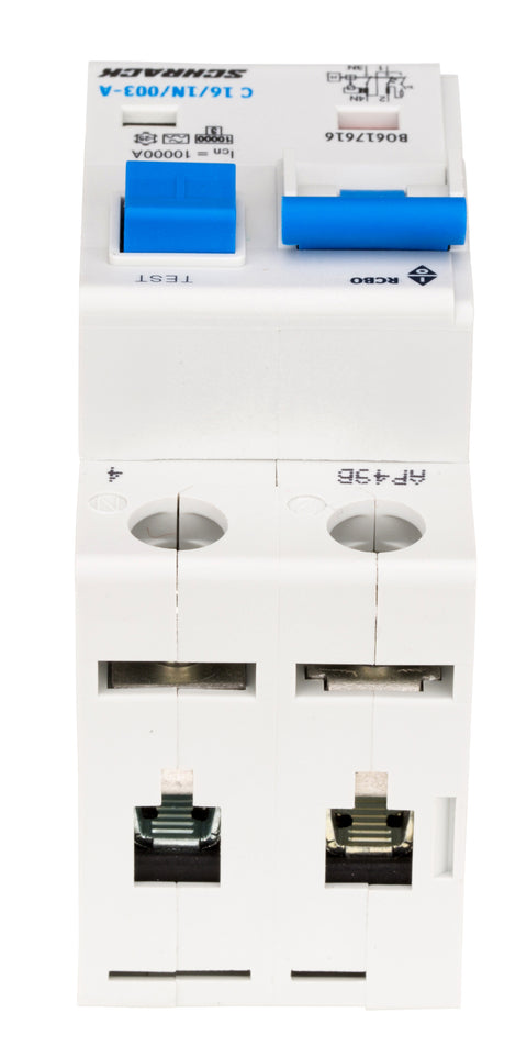 Întreruptor automat+diferenţial, C16/30mA, 10kA, tip A, 1P+N
