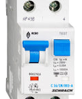 Întreruptor automat+diferenţial, C16/30mA, 10kA, tip A, 1P+N