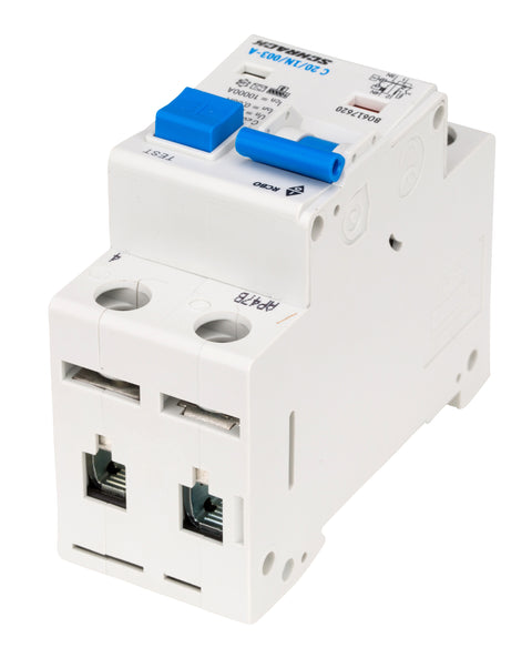 Întreruptor automat+diferenţial, C20/30mA, 10kA, tip A, 1P+N