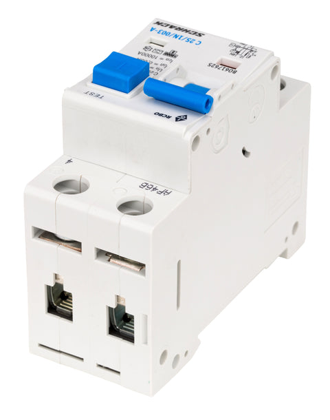 Întreruptor automat+diferenţial, C25/30mA, 10kA, tip A, 1P+N