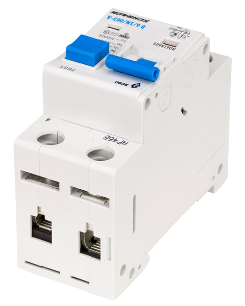 Întreruptor automat+diferenţial, B6/30mA, 10kA, tip A, 1P+N