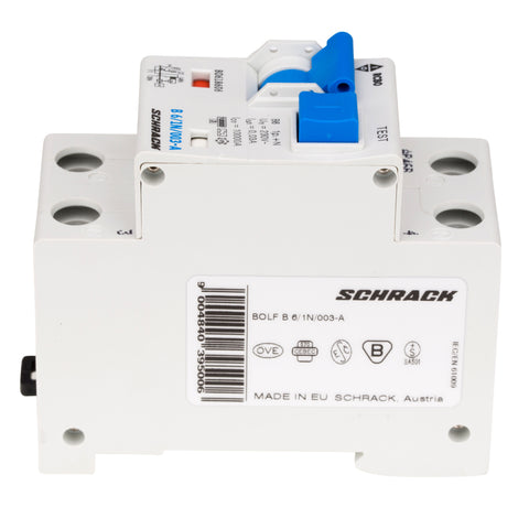 Întreruptor automat+diferenţial, B6/30mA, 10kA, tip A, 1P+N