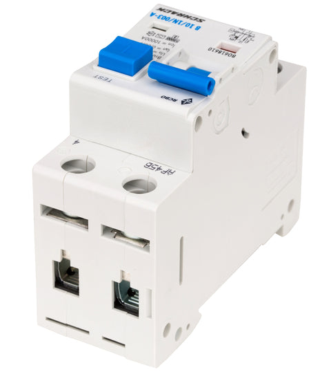 Întreruptor automat+diferenţial, B10/30mA, 10kA, tip A, 1P+N