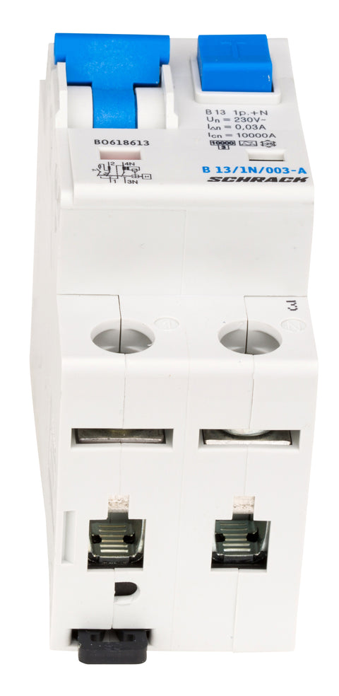 Întreruptor automat+diferenţial, B13/30mA, 10kA, tip A, 1P+N