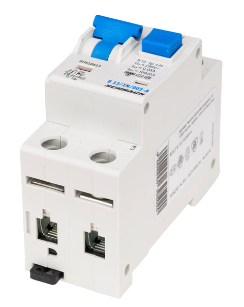 Întreruptor automat+diferenţial, B13/30mA, 10kA, tip A, 1P+N