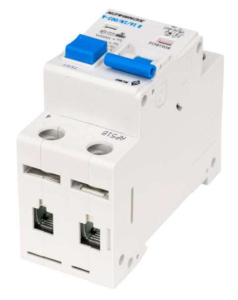 Întreruptor automat+diferenţial, B16/30mA, 10kA, tip A, 1P+N