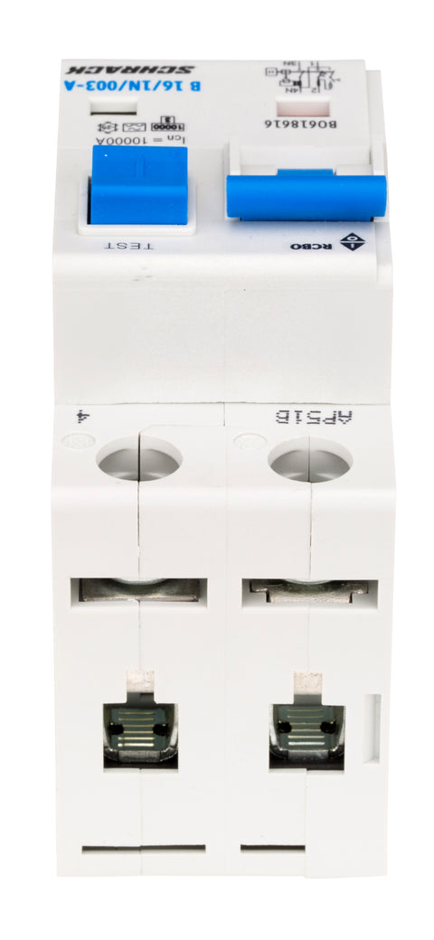 Întreruptor automat+diferenţial, B16/30mA, 10kA, tip A, 1P+N