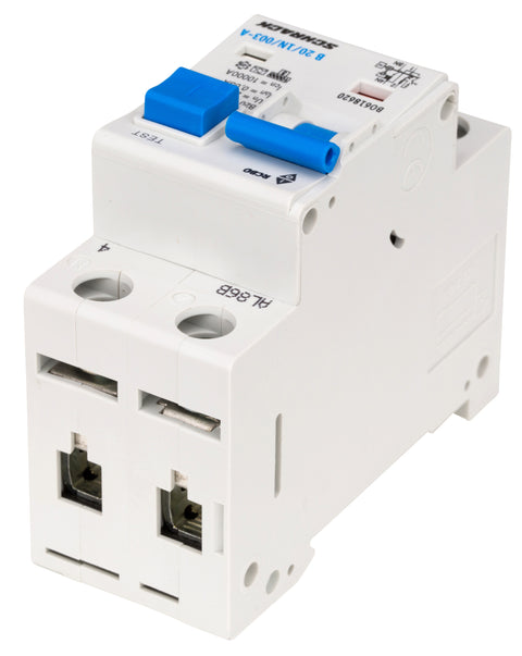 Întreruptor automat+diferenţial, B20/30mA, 10kA, tip A, 1P+N