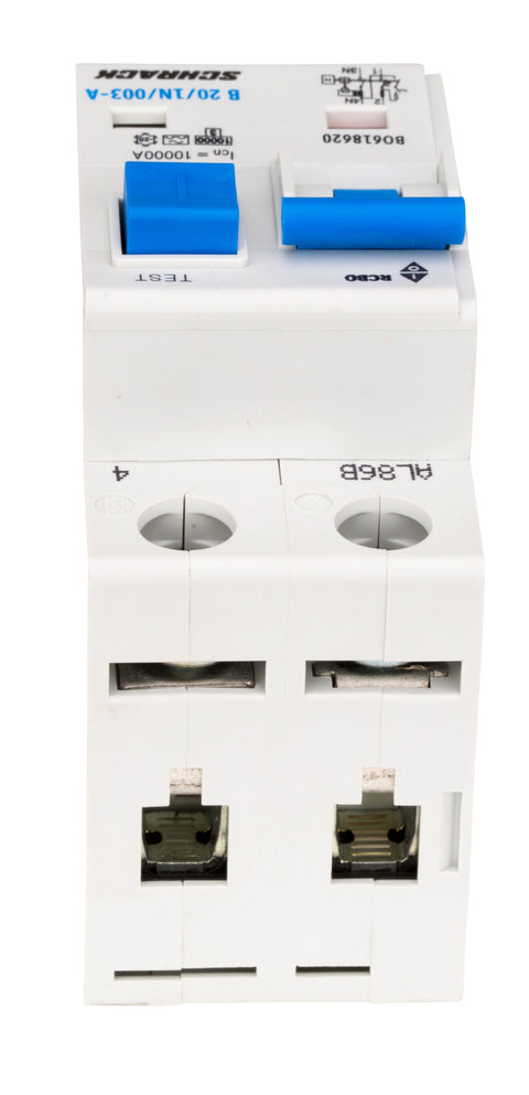 Întreruptor automat+diferenţial, B20/30mA, 10kA, tip A, 1P+N