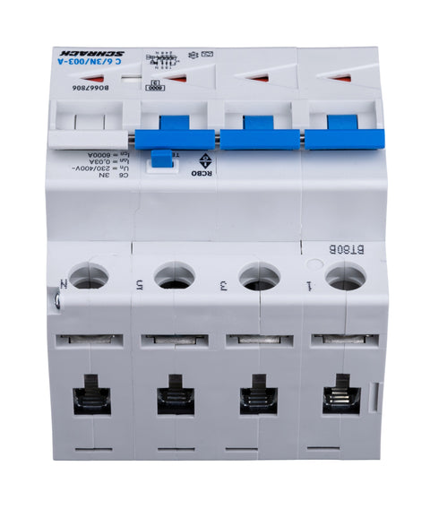 Întreruptor automat diferential C6/3+N 30mA tip A 6kA