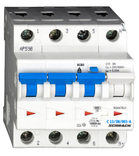 Întreruptor automat diferential C13/3+N 30mA tip A 6kA