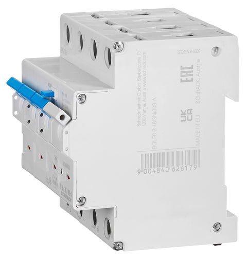 Întreruptor automat diferential B16/3+N 30mA tip A 6kA