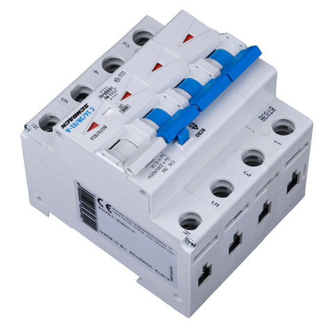 Întreruptor automat+diferenţial, C16/100mA, 6kA, tip A, 3P+N