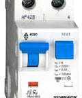 Întreruptor automat+diferenţial, C10/300mA, 10kA,tip AC,1P+N