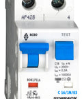 Întreruptor automat+diferenţial, C16/300mA, 10kA,tip AC,1P+N