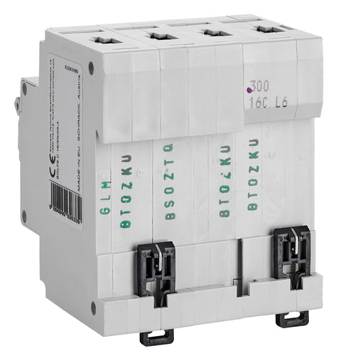 Întreruptor automat+diferenţial, C16/300mA, 6kA, tip A, 3P+N