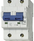 Intreruptor automat C 100A, 2 poli, 10kA