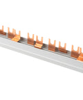 Baretă furcă compactă, 1xRCCB 4 poli, 8xMCB 1+N, 20 M,10 mmp
