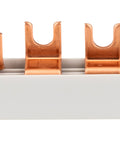 Busbar, 1xRCCB 4-pole, 1 MCB 3+N, 6 MCB 1+N/1 MW, 14MW