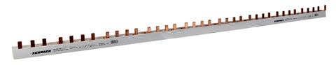 Baretă alim. 4p cu pini pt. TYTAN, L=1m, 30 mm², Pas=27mm