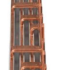Baretă alim. 4p cu pini pt. TYTAN, L=1m, 30 mm², Pas=27mm