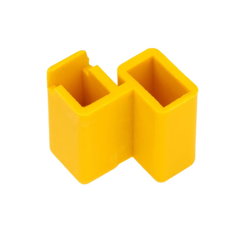 Protection-cover yellow for pin busbar on 1 MW